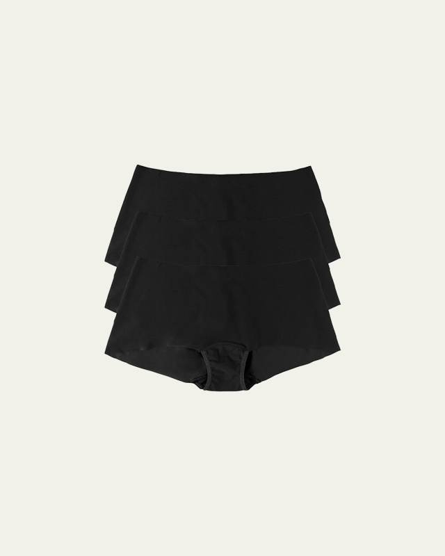 BreatheSoft Mid-Rise Microfiber Boyshorts, 3-Pack